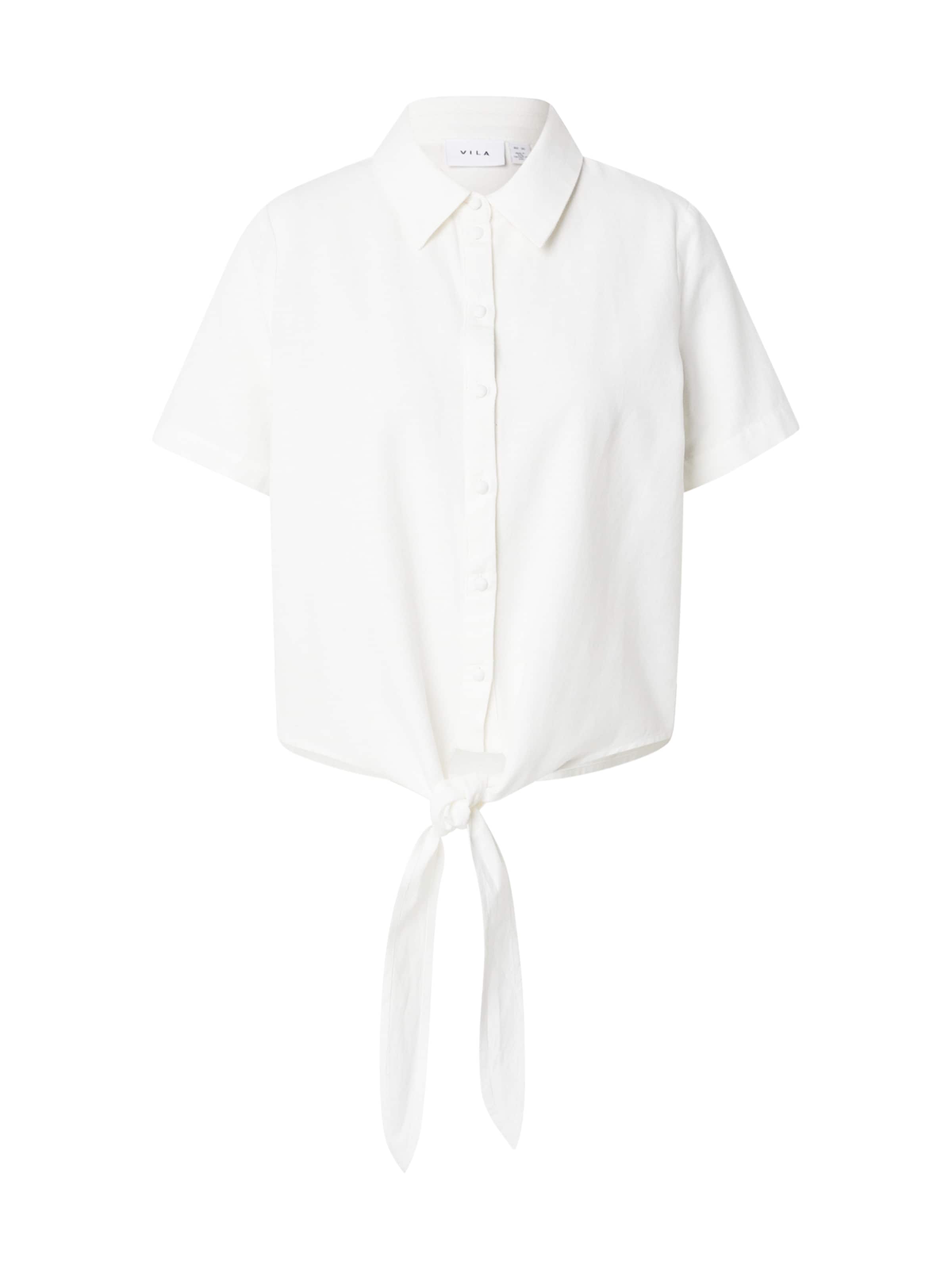 VILA - Blusa en blanco: frente