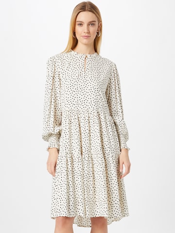 Lollys Laundry Shirt Dress 'Eva' in Beige: front