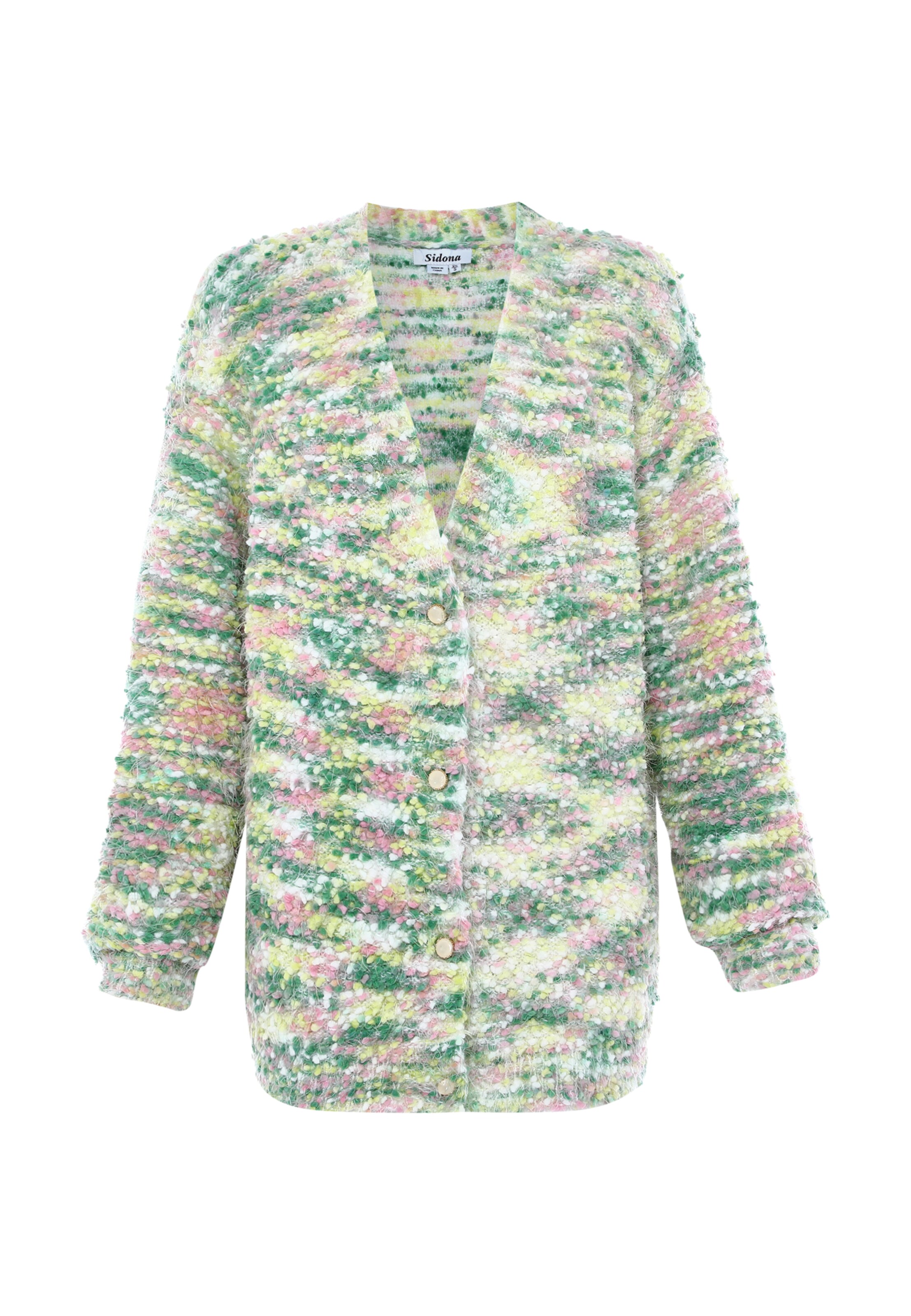 Sidona Strickjacke in Mischfarben: Vorderseite