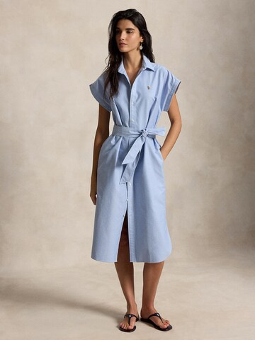 Polo Ralph Lauren Skjortklänning i blå: framsida