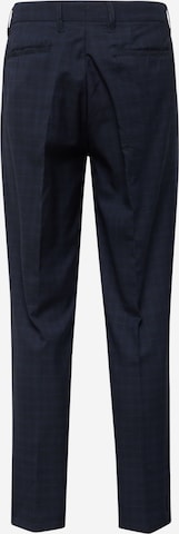 Coupe slim Pantalon à plis BURTON MENSWEAR LONDON en bleu