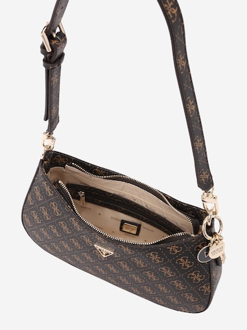 GUESS Schultertasche 'NOELLE II TOP ZIP SHOULDER BAG' in Karamell