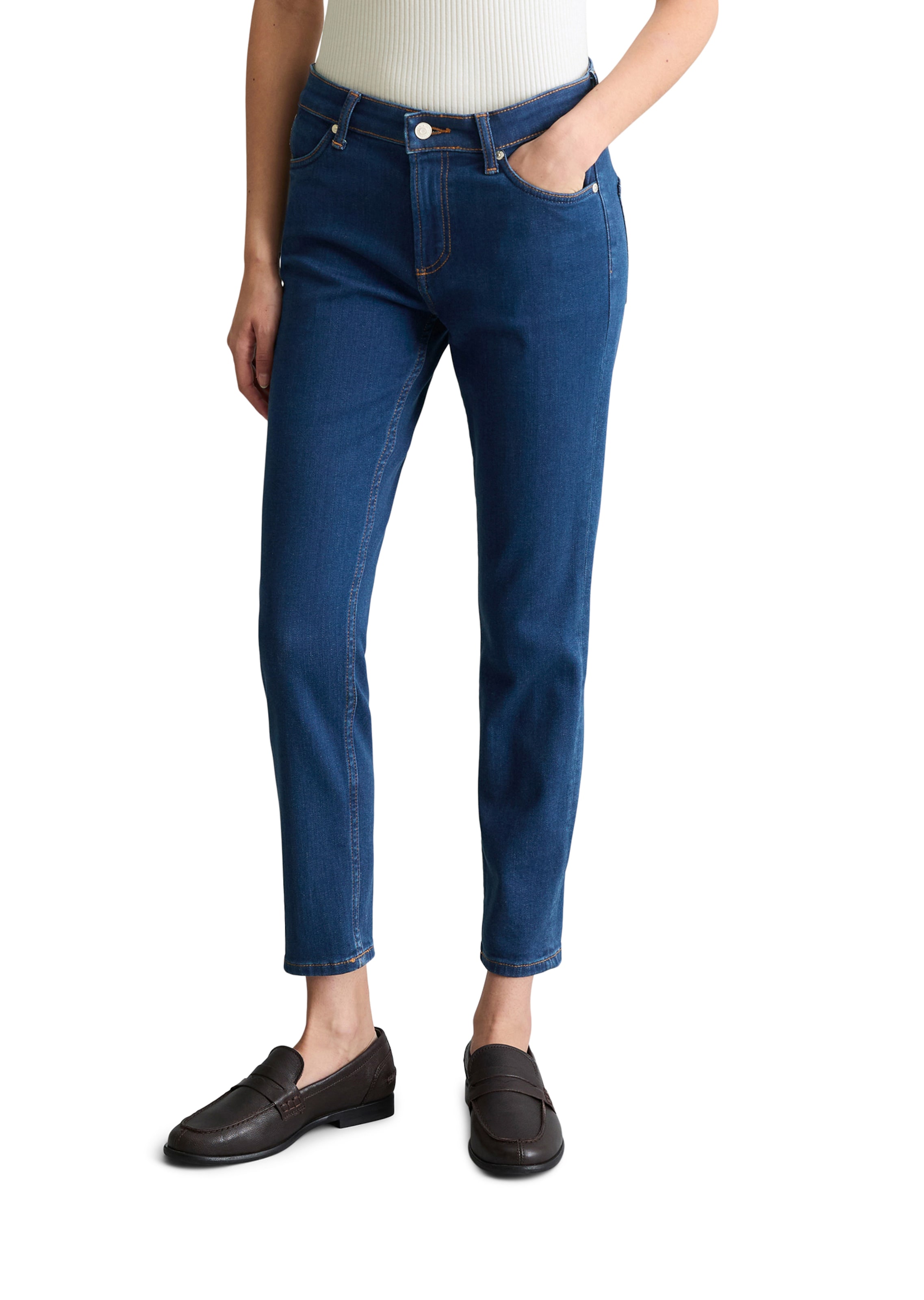 zils Marc O'Polo DENIM Šaurs Džinsi: no priekšpuses