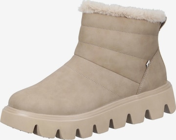 Bottes Rieker en beige : devant