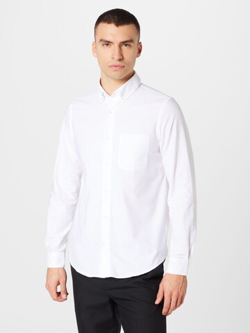 Harmony Paris Regular fit Button Up Shirt 'CELESTIN' in White: front