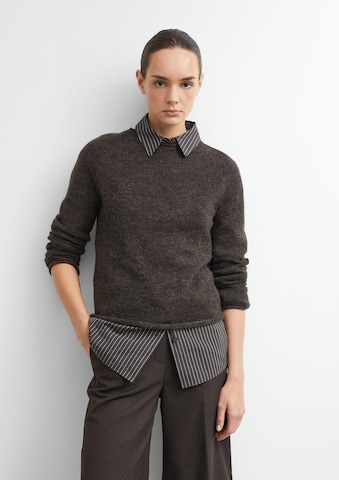 COMMA Pullover in Braun: Vorderseite
