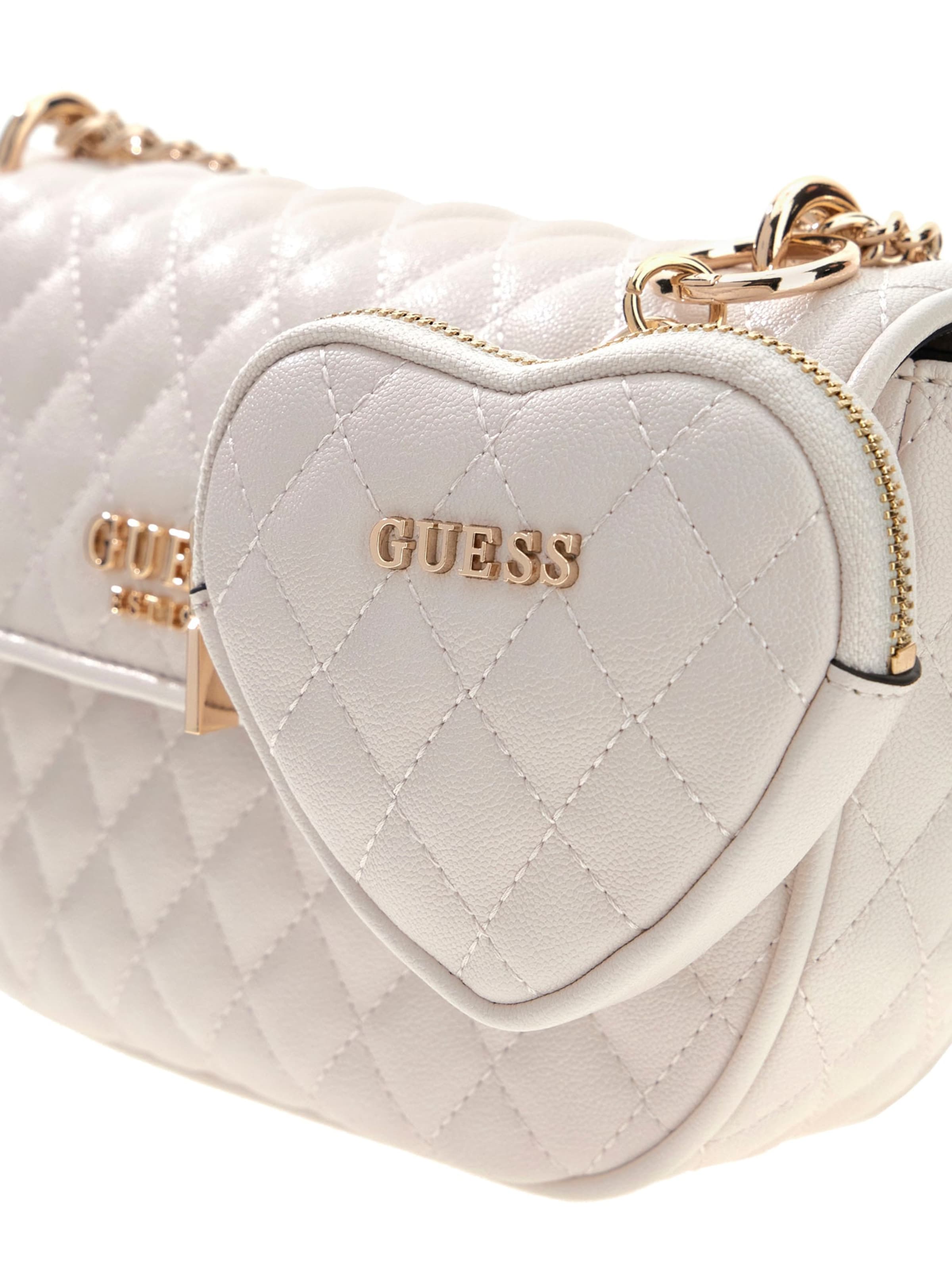 GUESS Válltáska 'ATABEY' - fehér