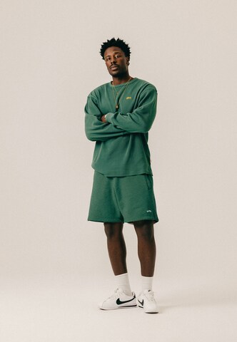 BLKVIS Normální Kalhoty – zelená