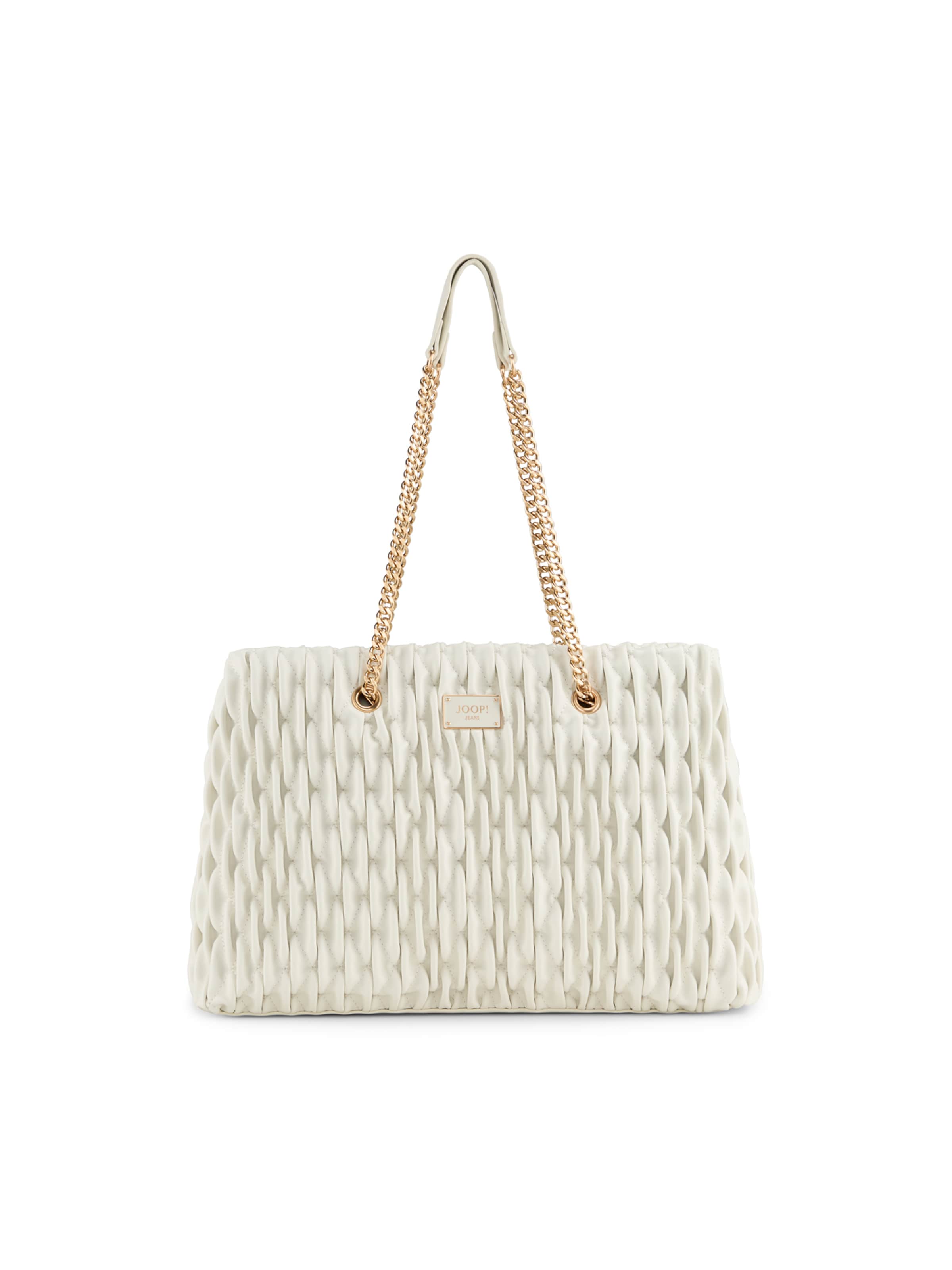 JOOP! - Bolso de hombro 'Ruga Niecy' en blanco: frente