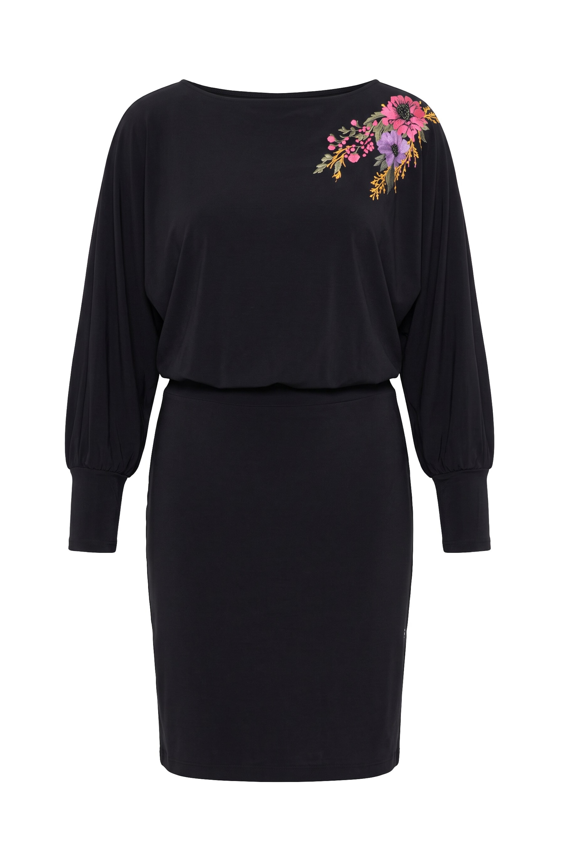 MIAMODA Kleid in Schwarz: Vorderseite