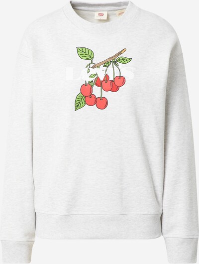 LEVI'S Sweat-shirt en marron / gris clair / vert / rouge / blanc, Vue avec produit