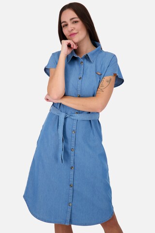 Alife and Kickin Shirt Dress 'Maeve' in Blue: front