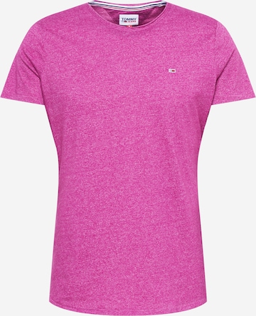 T-Shirt 'Jaspe' Tommy Jeans en violet : devant