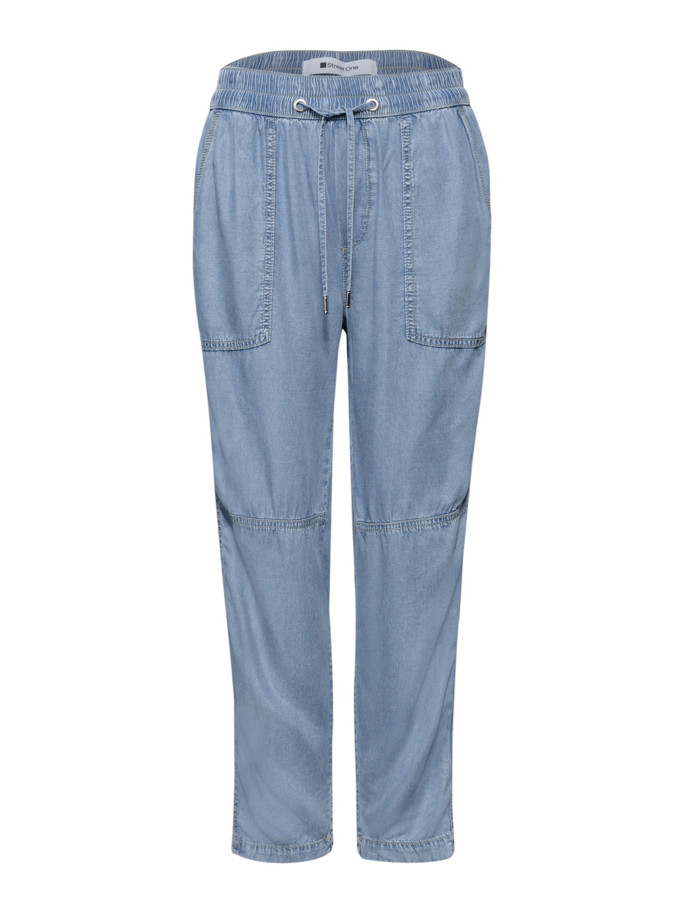 Regular Pantalon 'Bonny' STREET ONE en bleu : devant