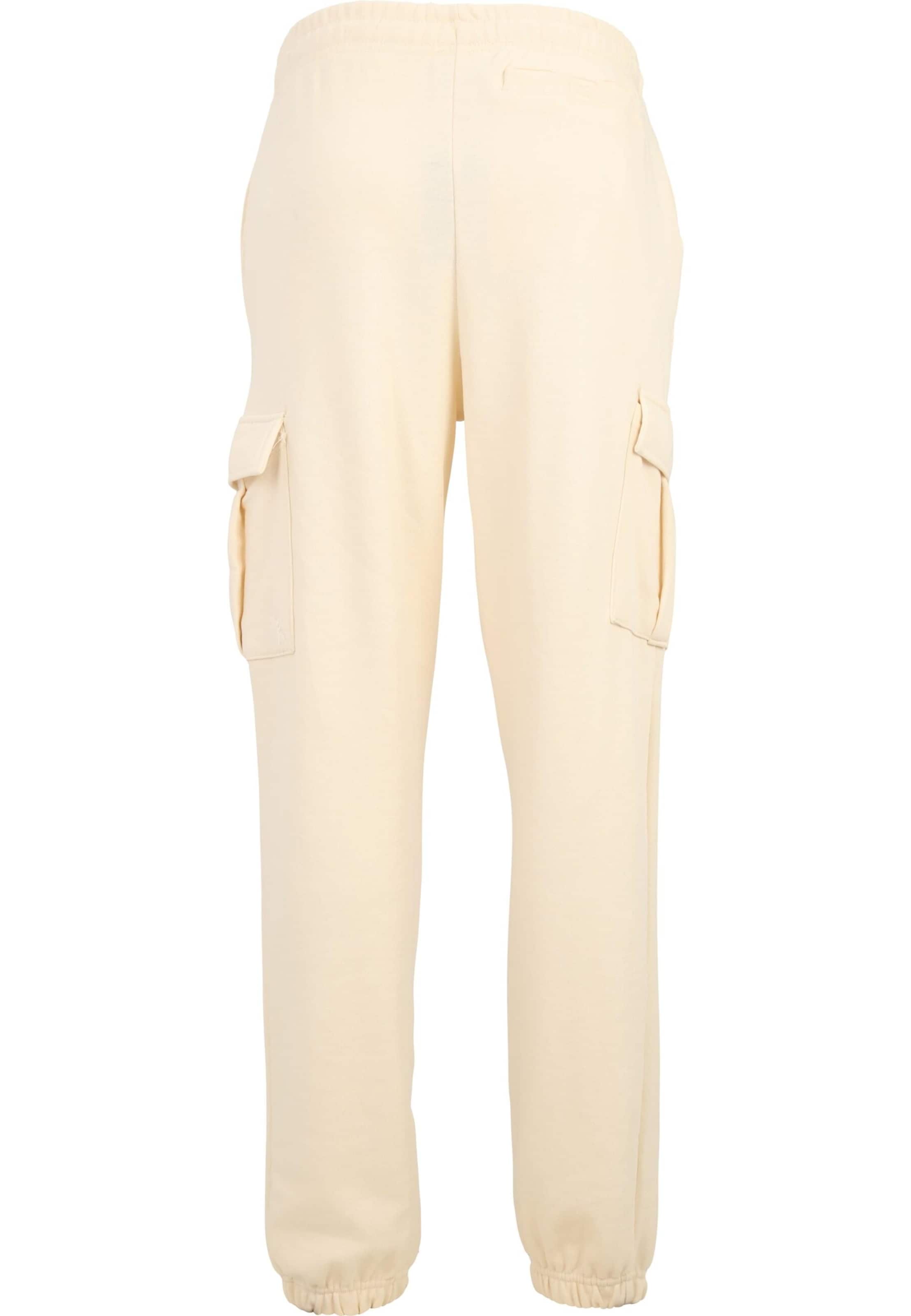 Loosefit Pantalon cargo 'Light Terry' Urban Classics en beige