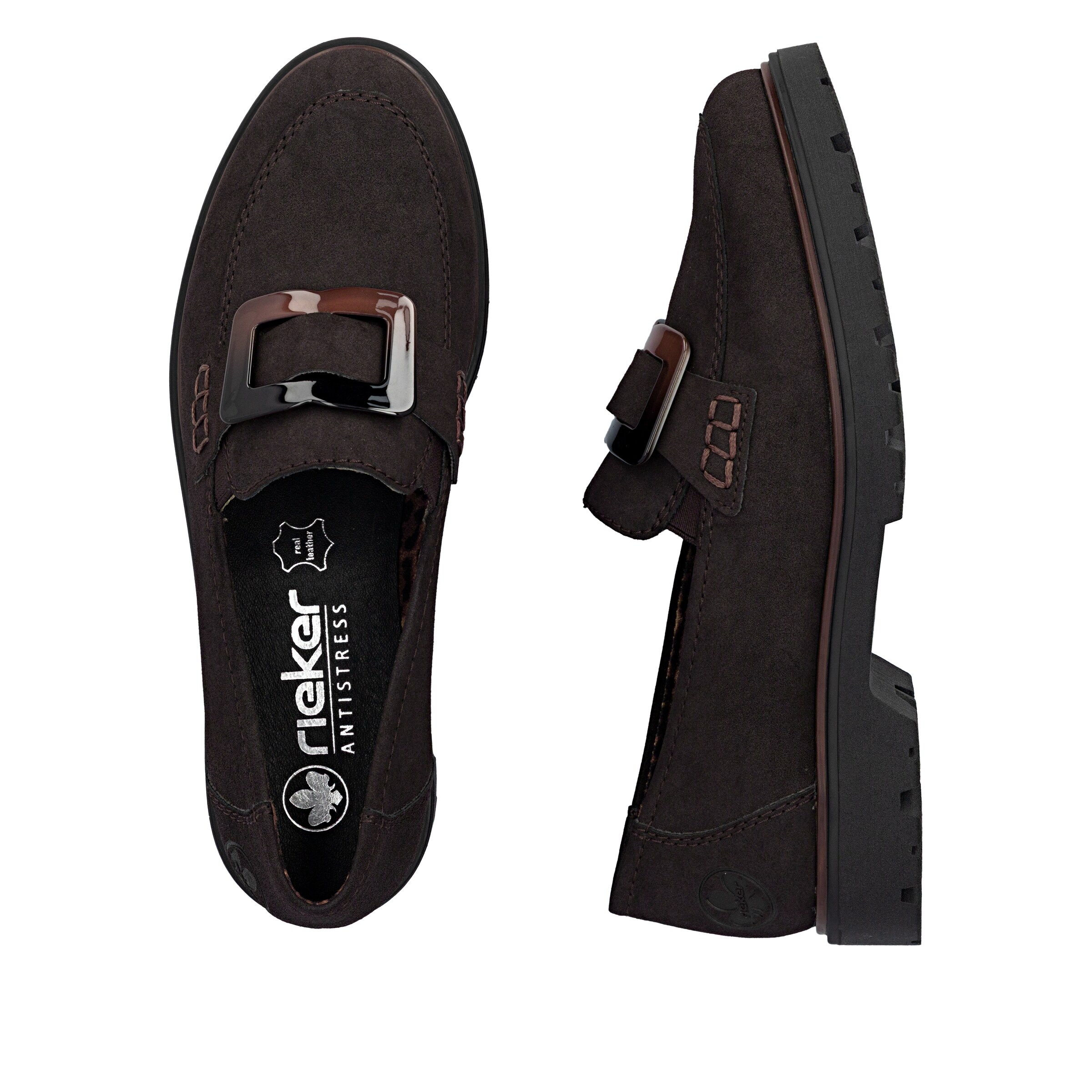 Chaussure basse Rieker en marron