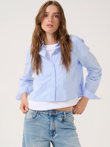 Camicia da donna 'SunnaMW' di My Essential Wardrobe in blu: frontale