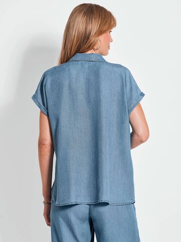 Goldner Blouse in Blauw