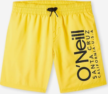 Shorts de bain 'Cali' O'NEILL en jaune : devant