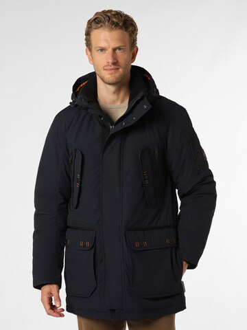 TOM TAILOR Performance Jacket in Blue: front