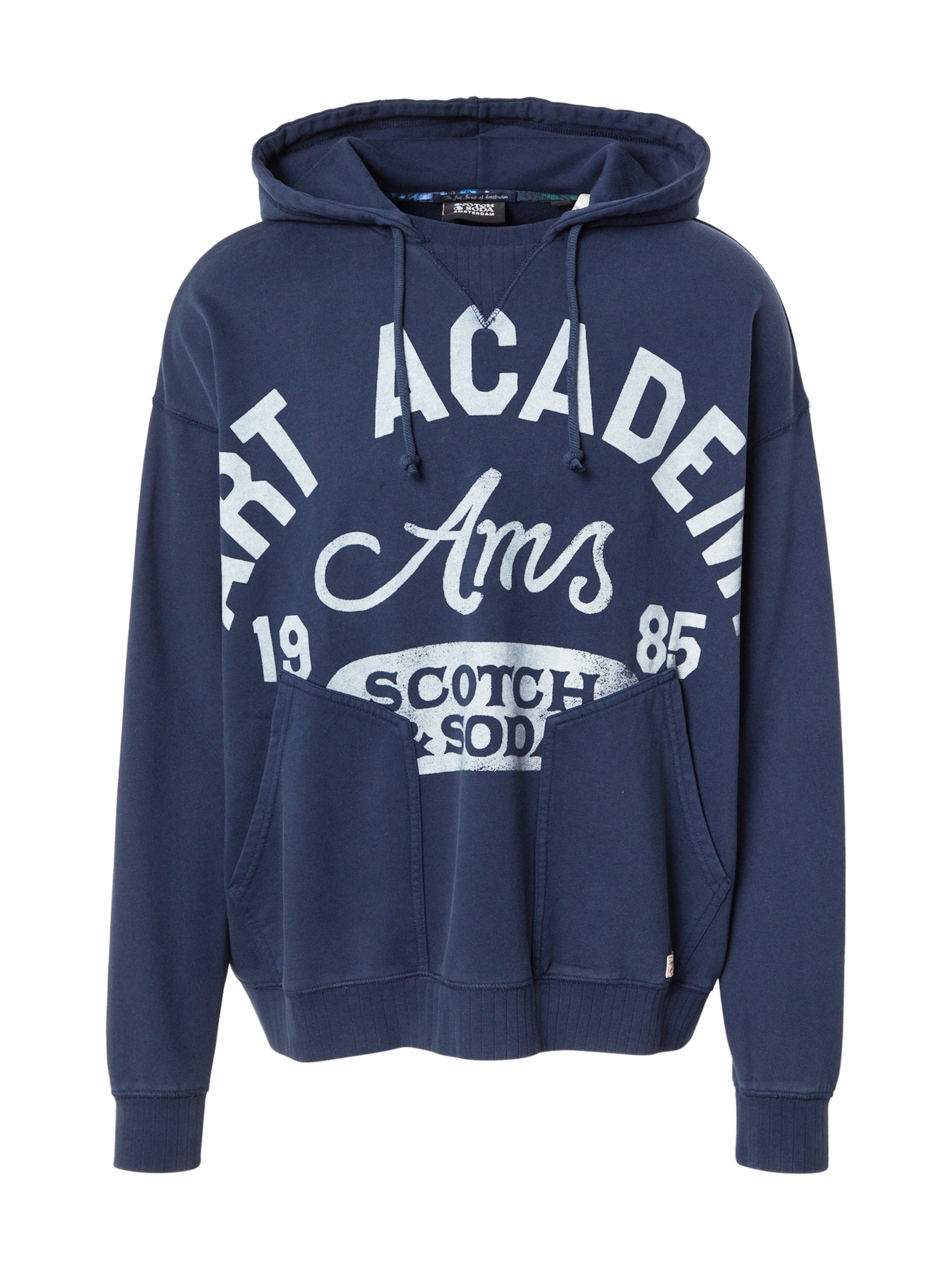 SCOTCH & SODA Mikina - marine modrá / bílá, Produkt