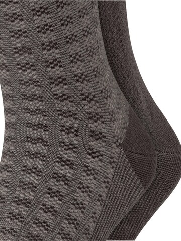 ESPRIT Socks 'Houndstooth 2-Pack' in Brown