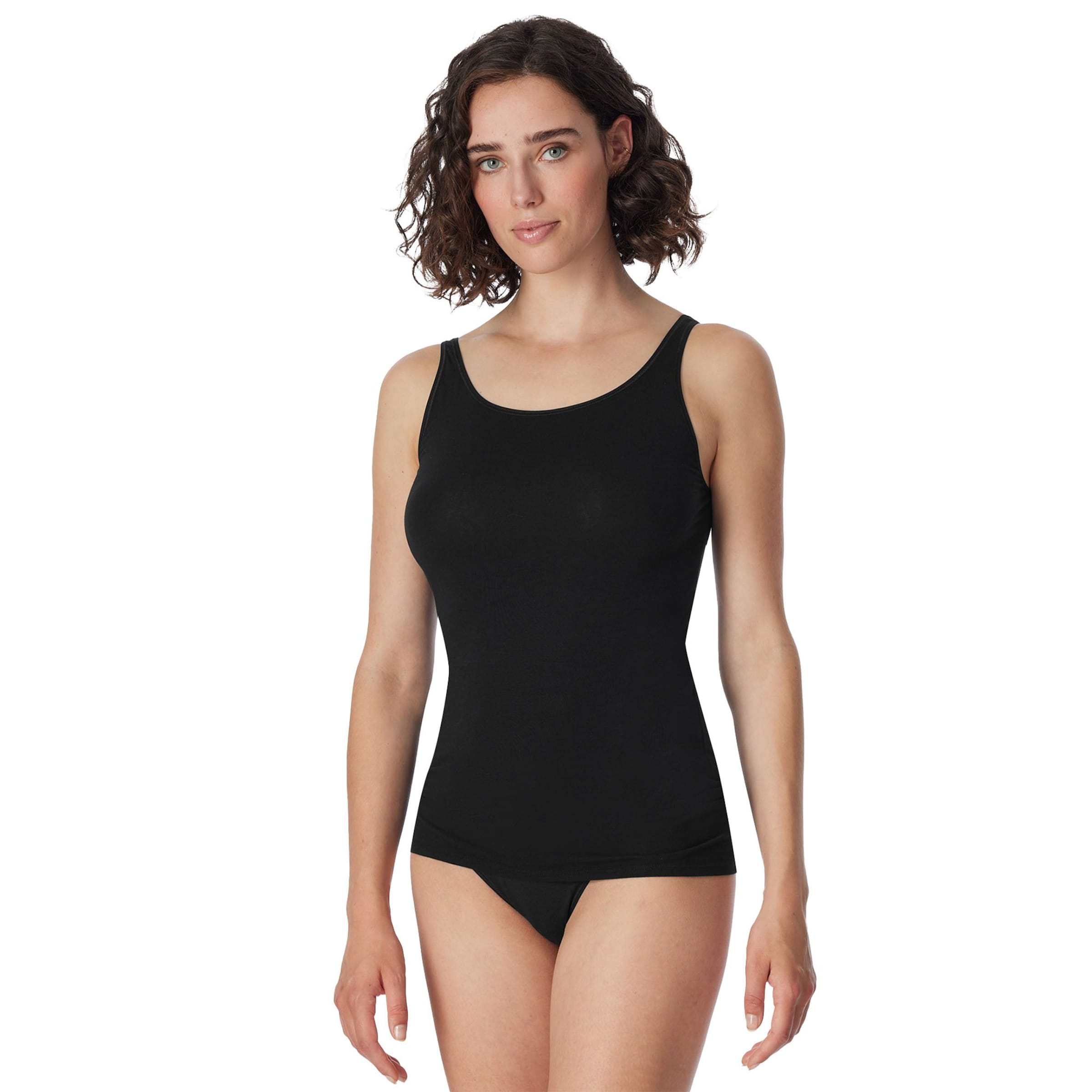 SCHIESSER Undertrøje i sort: forside