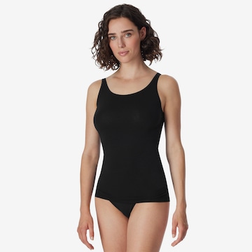 Maillot de corps SCHIESSER en noir : devant