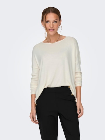 Pull-over 'KLEO' ONLY en blanc : devant