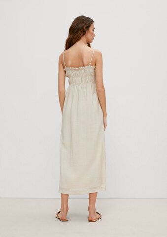 COMMA Sommerkleid in Beige