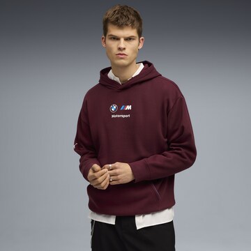 PUMA Sweatshirt 'BMW M Motorsport Essentials' in Red: front