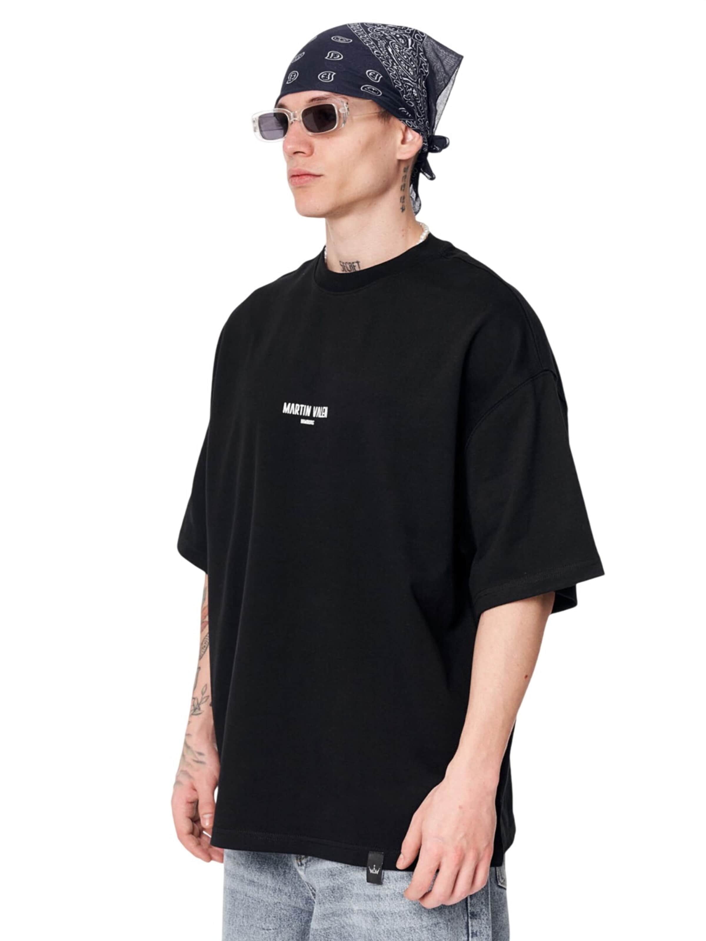 MARTIN VALEN Shirt in Zwart