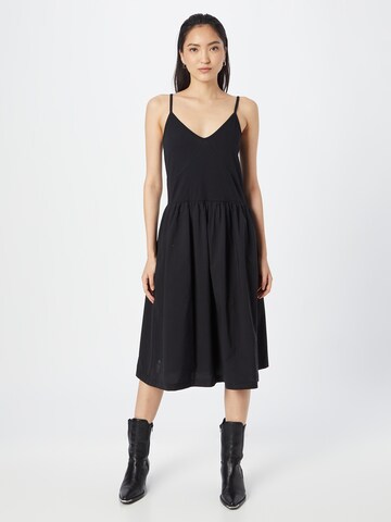 MSCH COPENHAGEN - Vestido 'Amaia Ledu' en negro: frente