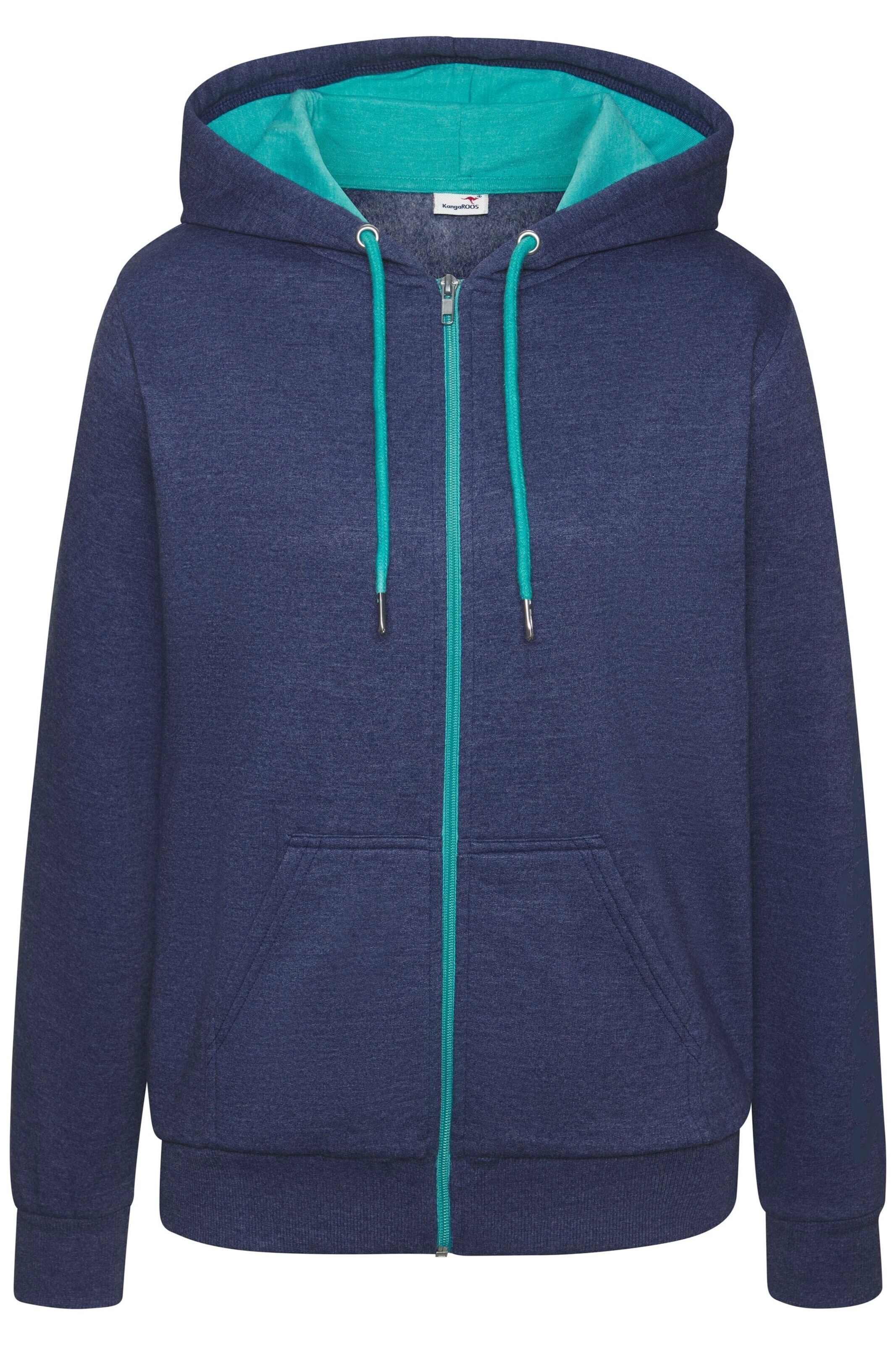 KangaROOS Sweatjacke in Blau: Vorderseite