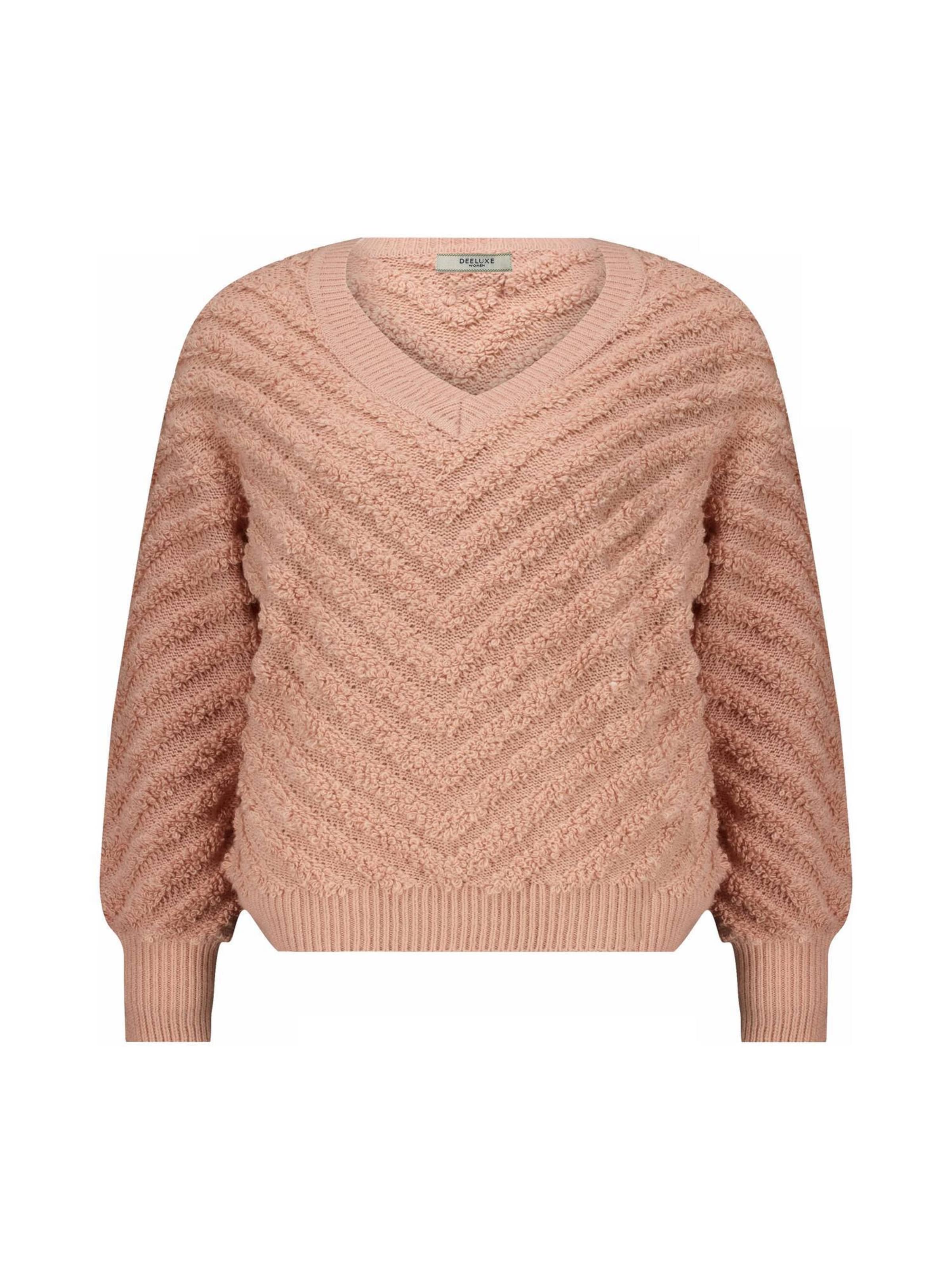 Pull-over 'ESTINA' Deeluxe en rose : devant