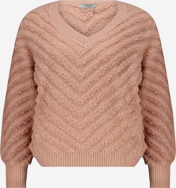Pull-over 'ESTINA' Deeluxe en rose : devant