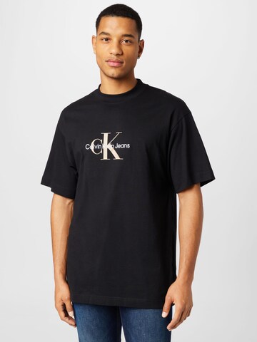 Calvin Klein Jeans T-Shirt in Schwarz: predná strana