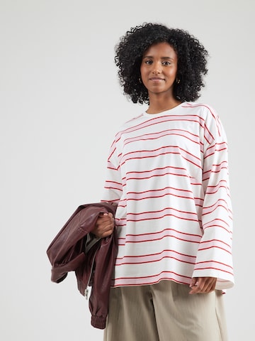 PIECES Curve - Camiseta 'PCMILA' en rosa: frente