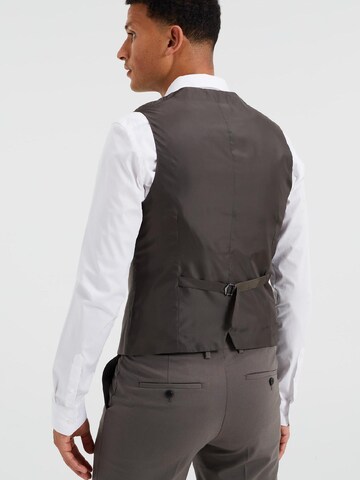 WE Fashion Slim fit Suit vest in Grey