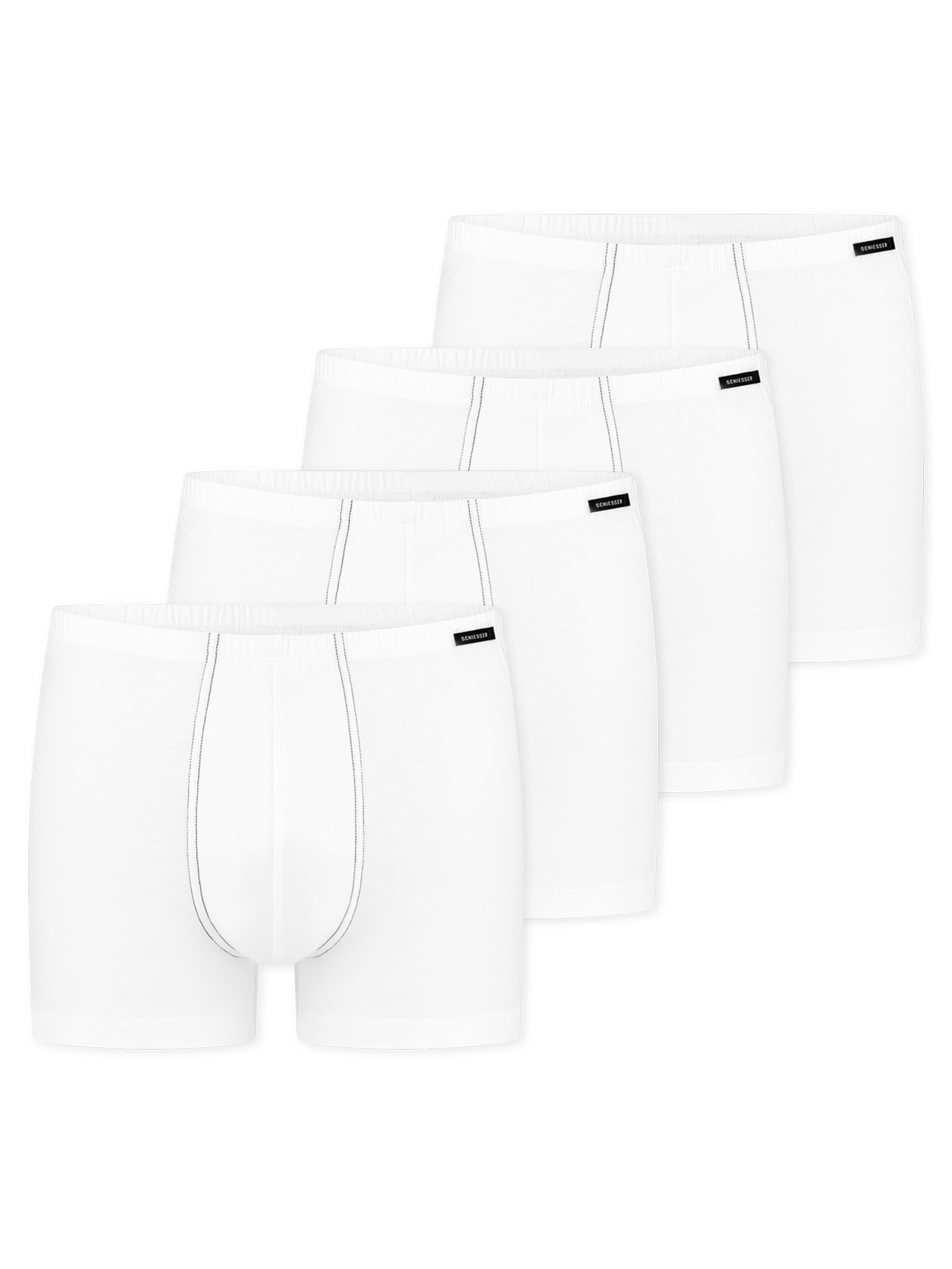 SCHIESSER Boxershorts 'Cotton Essentials'‌‌‌‌‌‌‌‌‌ in Weiß: Vorderseite