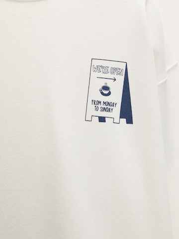 Pull&Bear Tréning póló - fehér