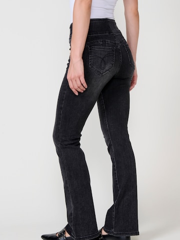 Bootcut Jeans de la KOROSHI pe negru