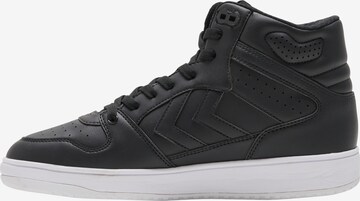 Hummel High-Top Sneakers in Black: front