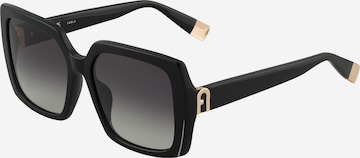 Lunettes de soleil FURLA en noir : devant