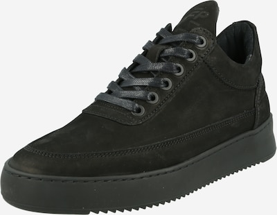 Pantofi cu șireturi Filling Pieces pe negru, Vizualizare produs