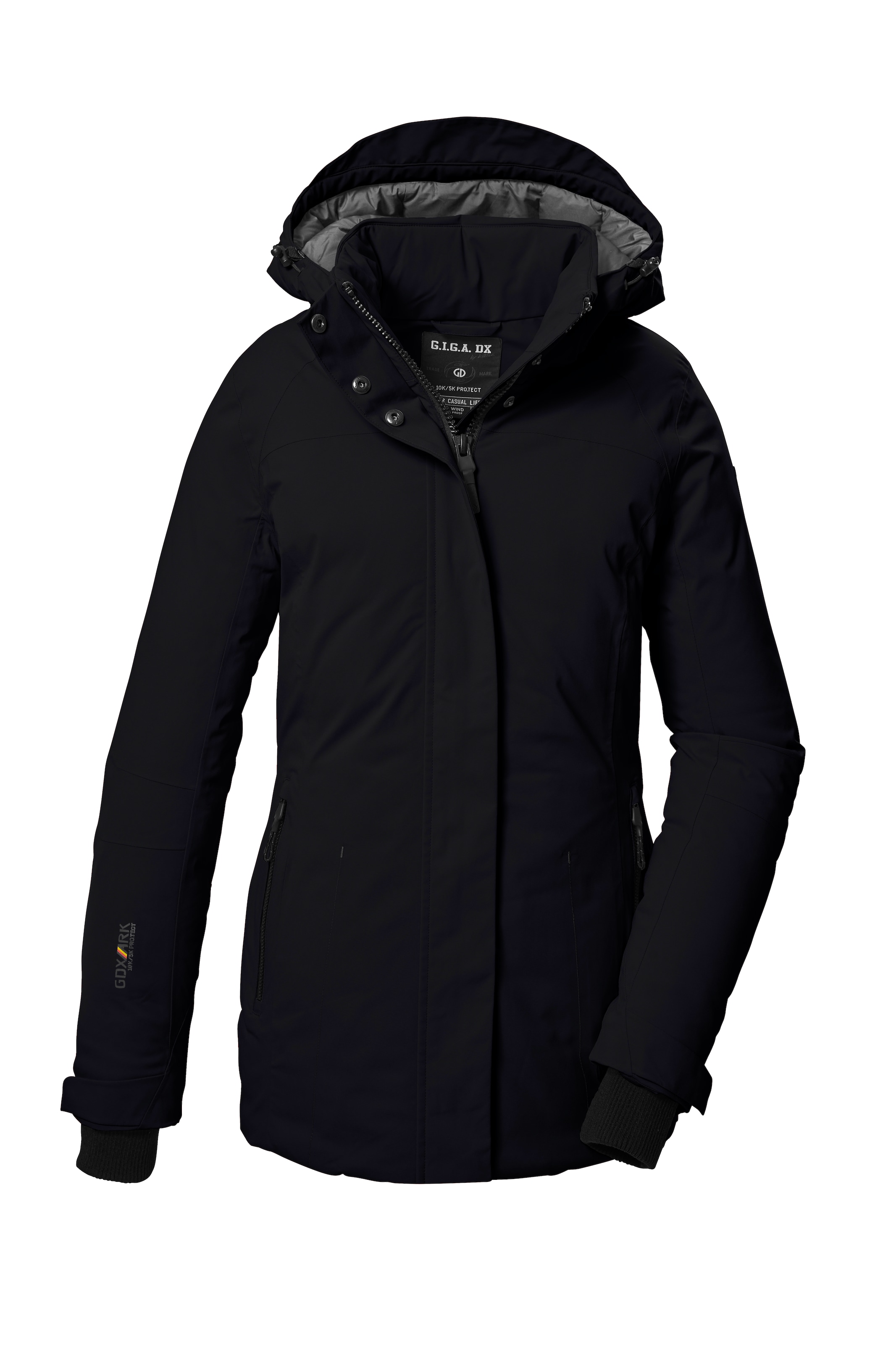 G.I.G.A. DX by killtec Outdoor Jacket in Black: front