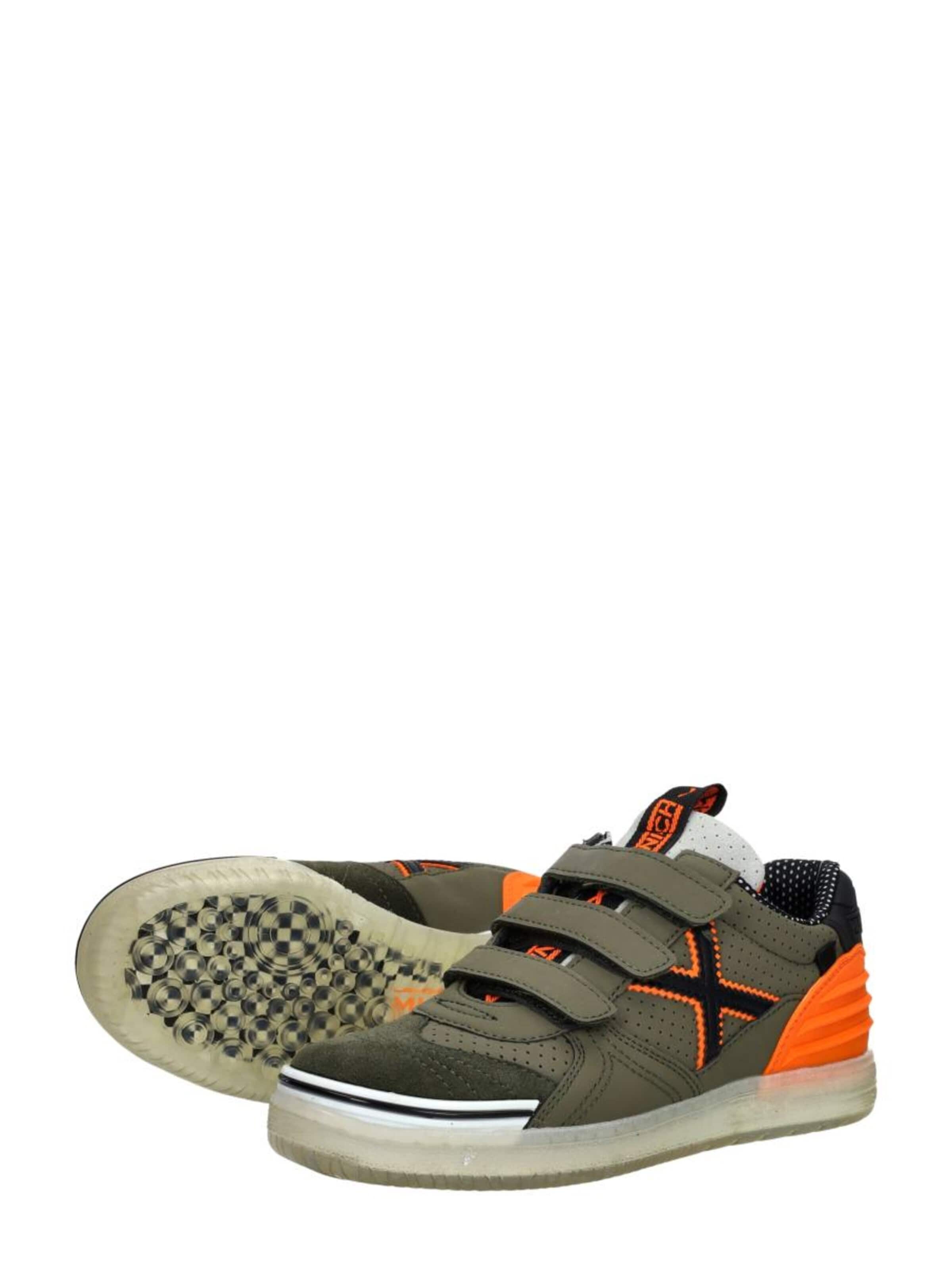 MUNICH Sneakers 'Klittenband Laag' in Groen