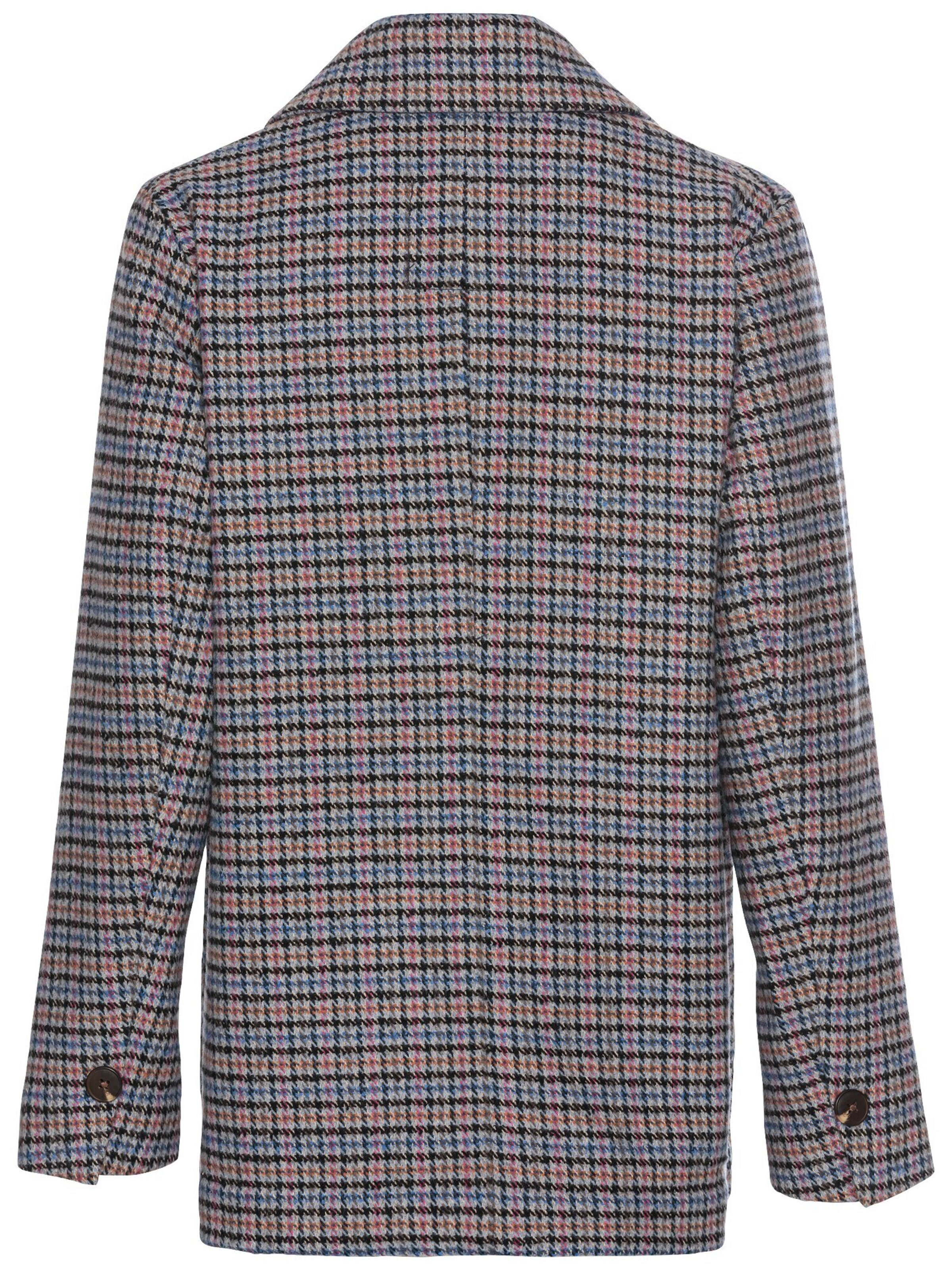 CAMEL ACTIVE Oversized Blazer mit kariertem Muster in Blau