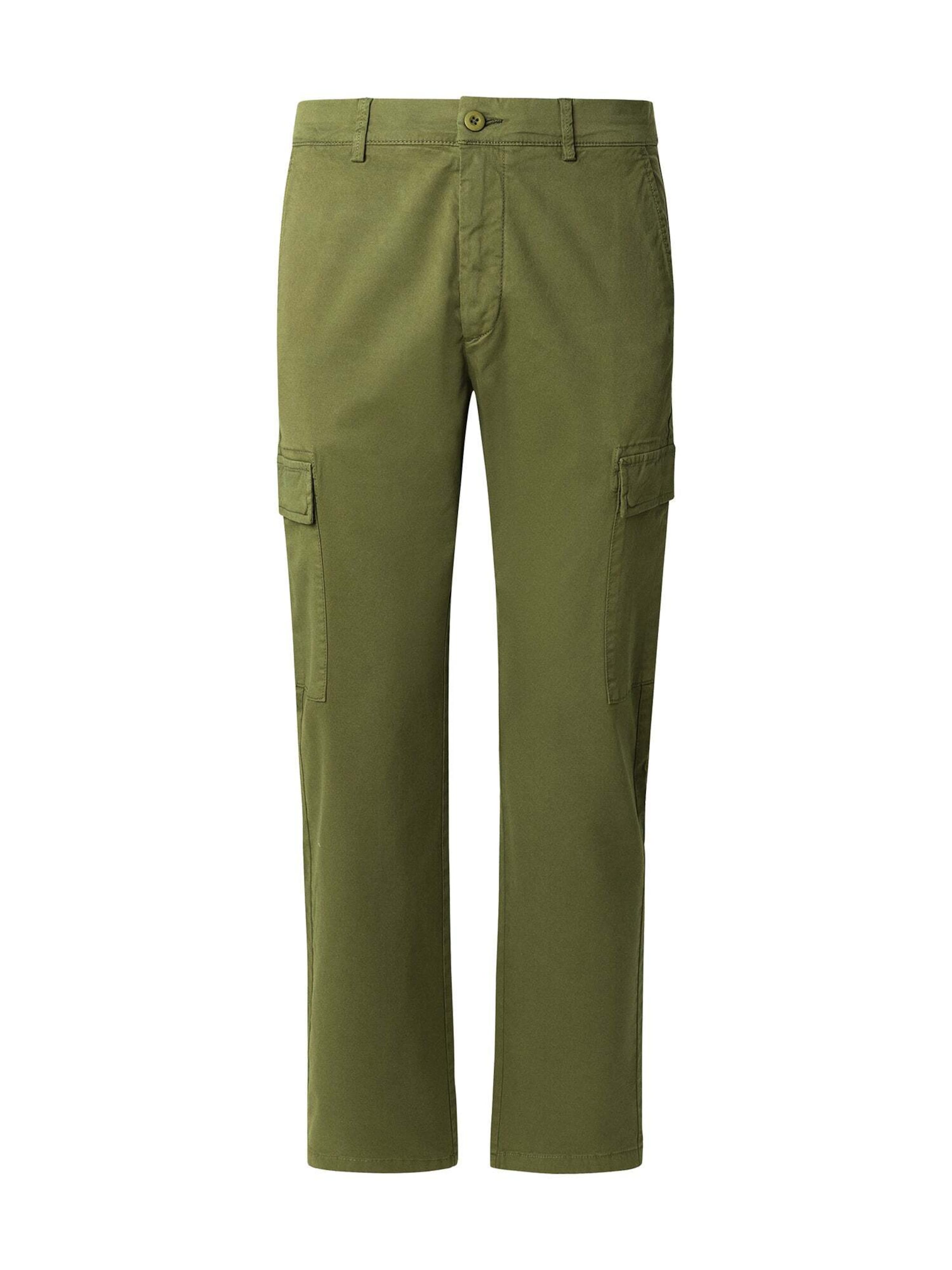 Pepe Jeans Slimfit Cargohose in Grün: Vorderseite