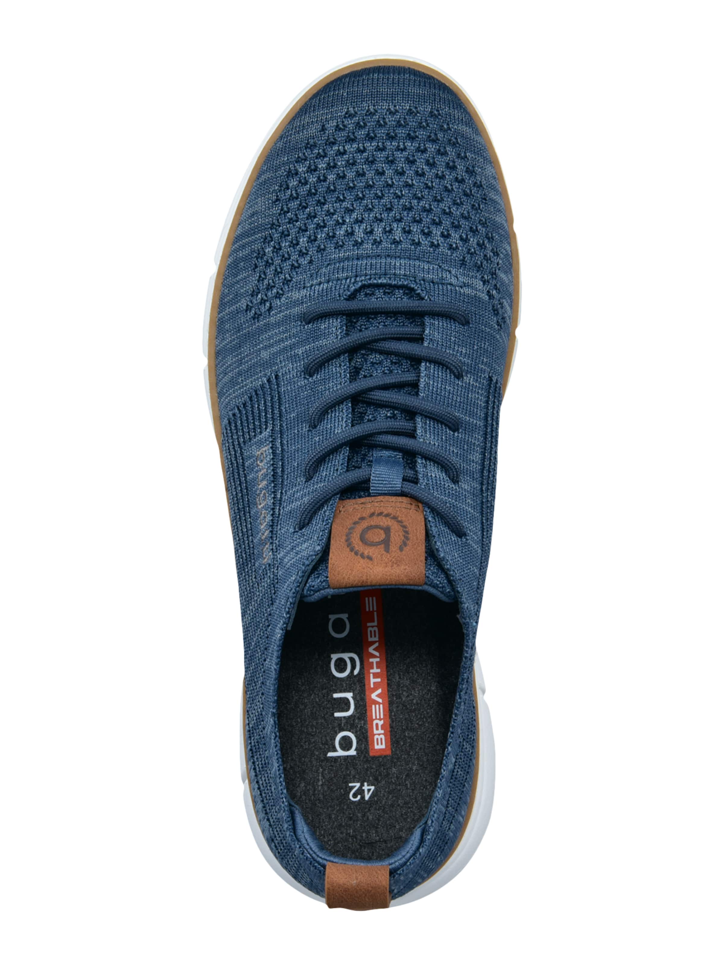 Baskets basses bugatti en bleu